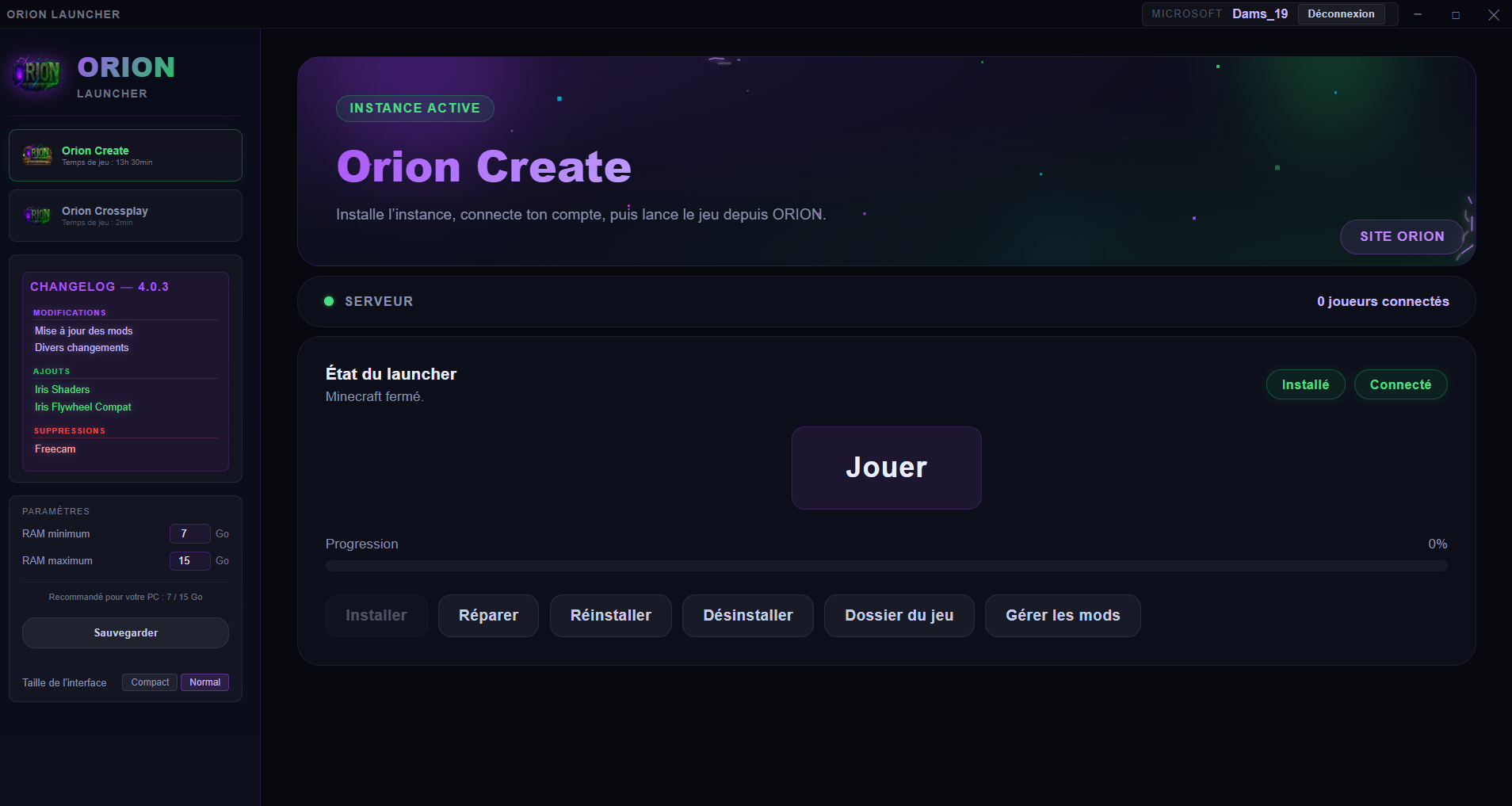 Launcher complet